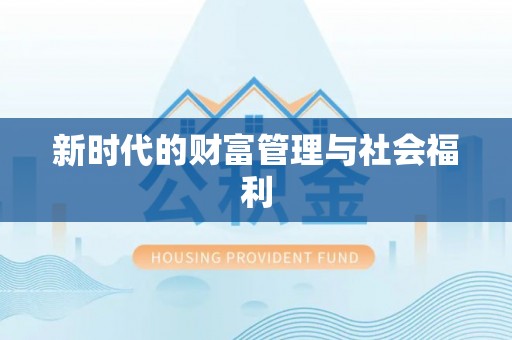 从化新时代的财富管理与社会福利
