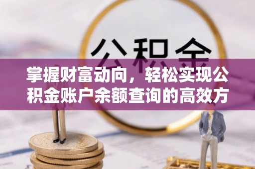 从化掌握财富动向，轻松实现公积金账户余额查询的高效方式