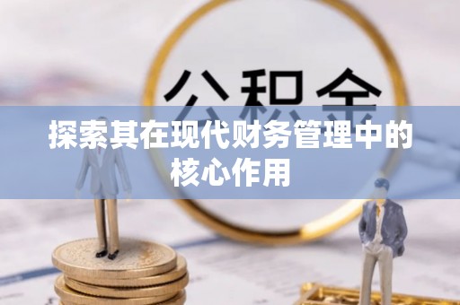 从化探索其在现代财务管理中的核心作用