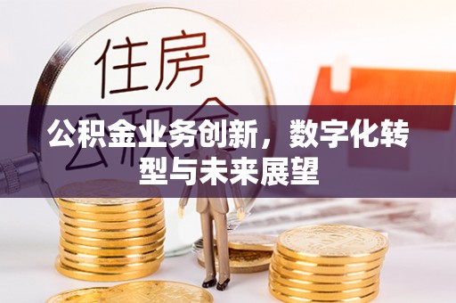从化公积金业务创新，数字化转型与未来展望