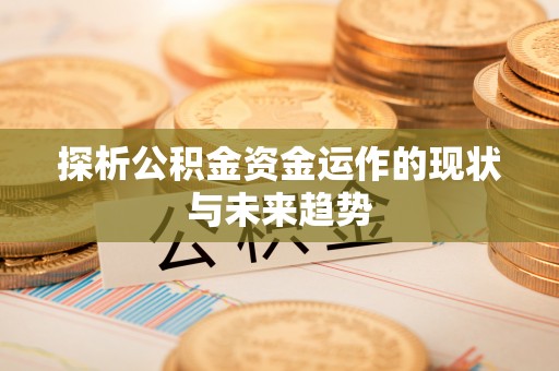 从化探析公积金资金运作的现状与未来趋势